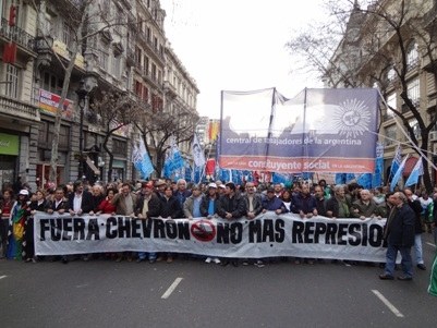 Elkartasuna Argentinako CTA sindikatuarekin