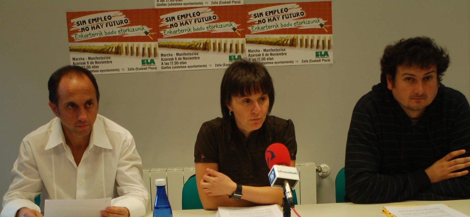 Enkarterrien berrindustrializazioaren aldeko manifestazioa azaroaren 6an