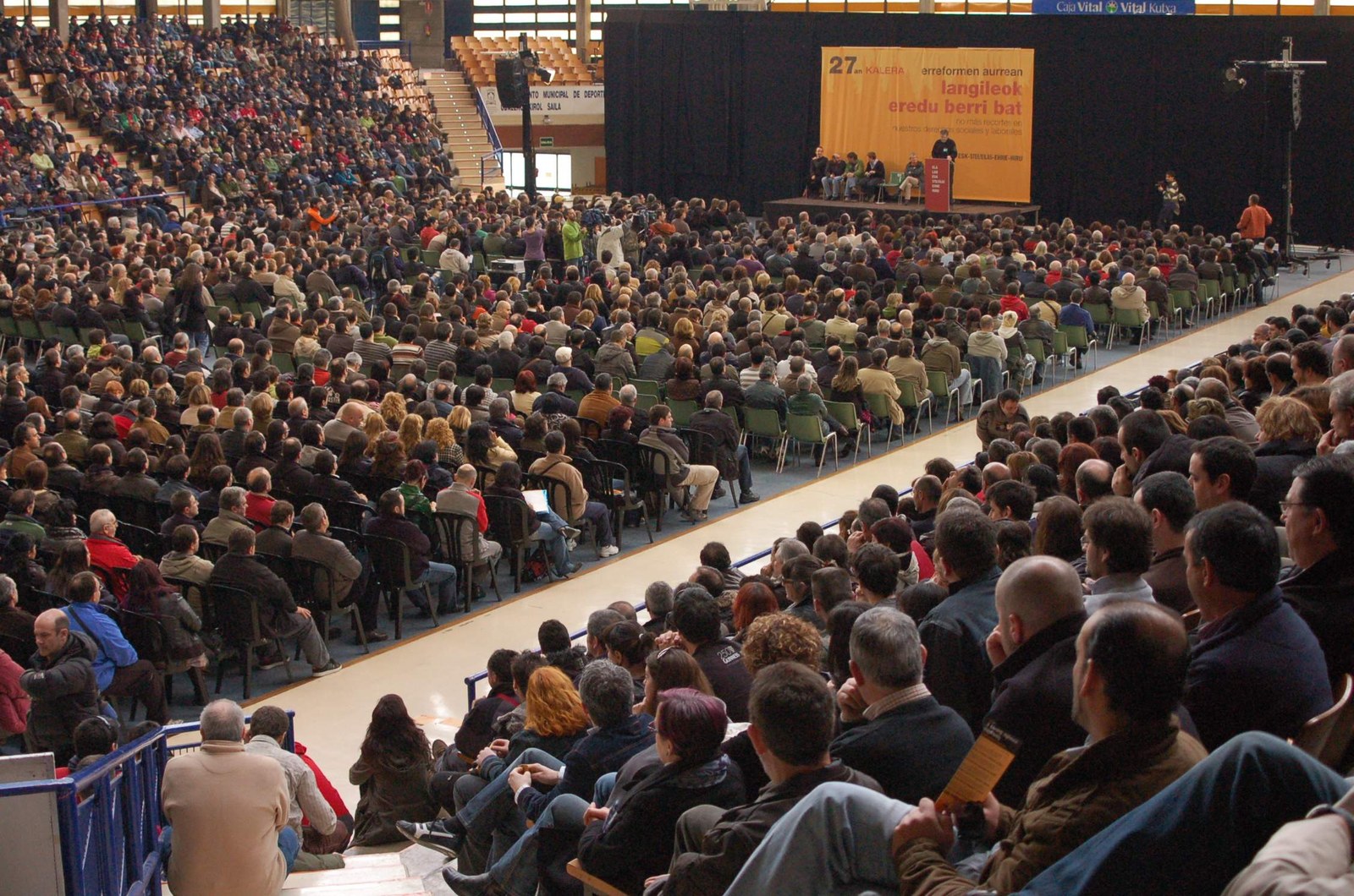Erreformen aurkako mobilizazioa Gasteiz