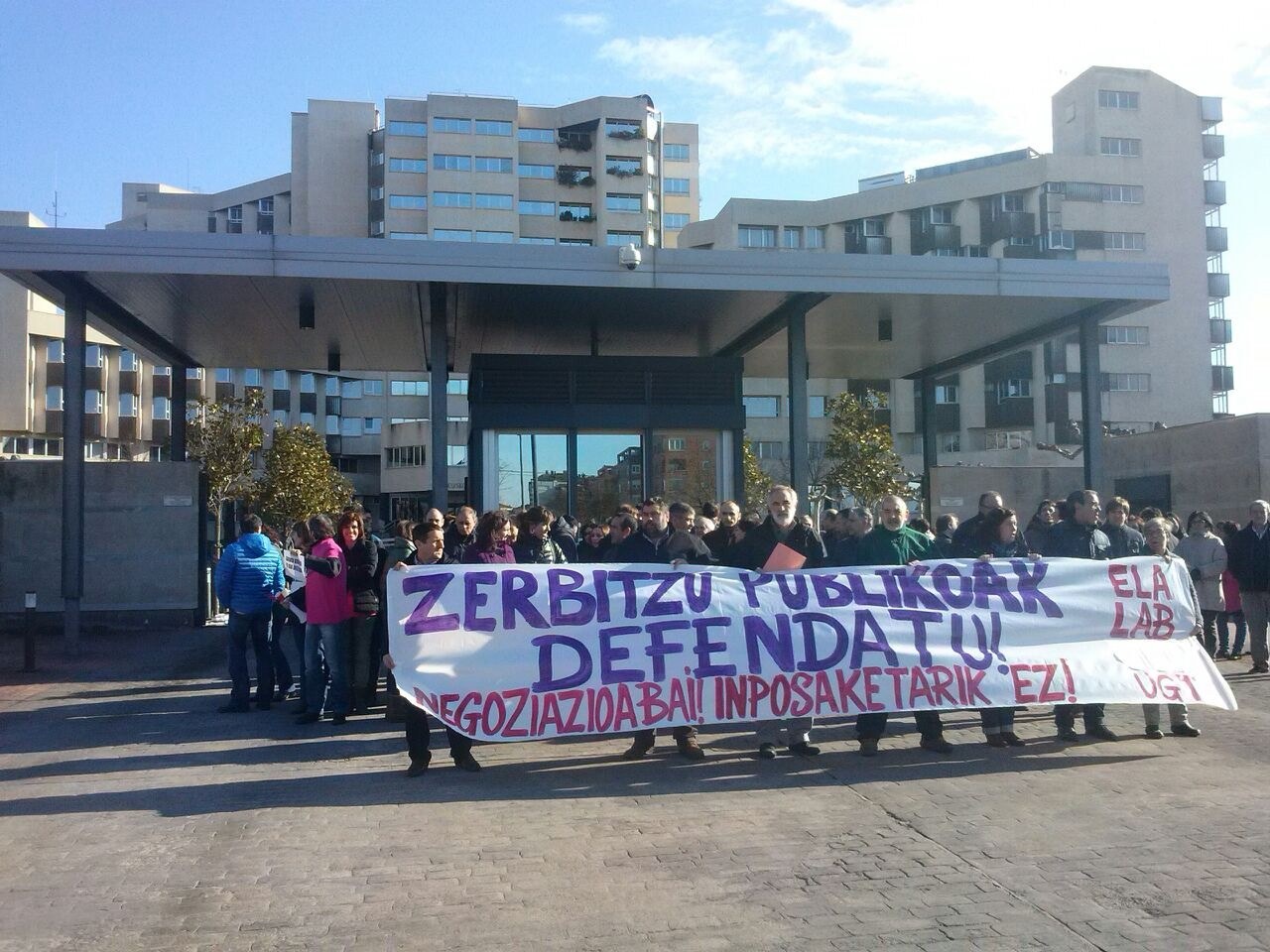 Eusko Jaurlaritzaren Administrazio Zentraleko sindikatuek plataforma bateratua aurkeztu dute