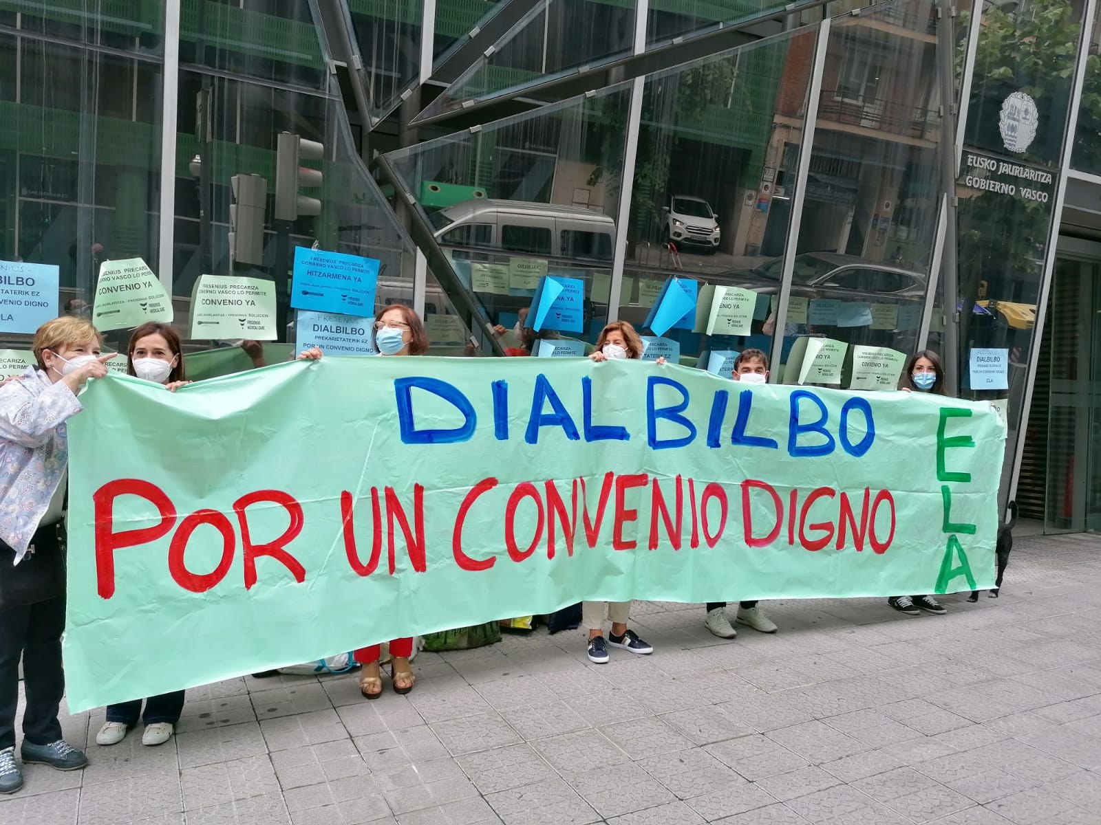 Fresenius-Dialbilboko langileek  mobilizazio gehiago egingo dituzte uztailean