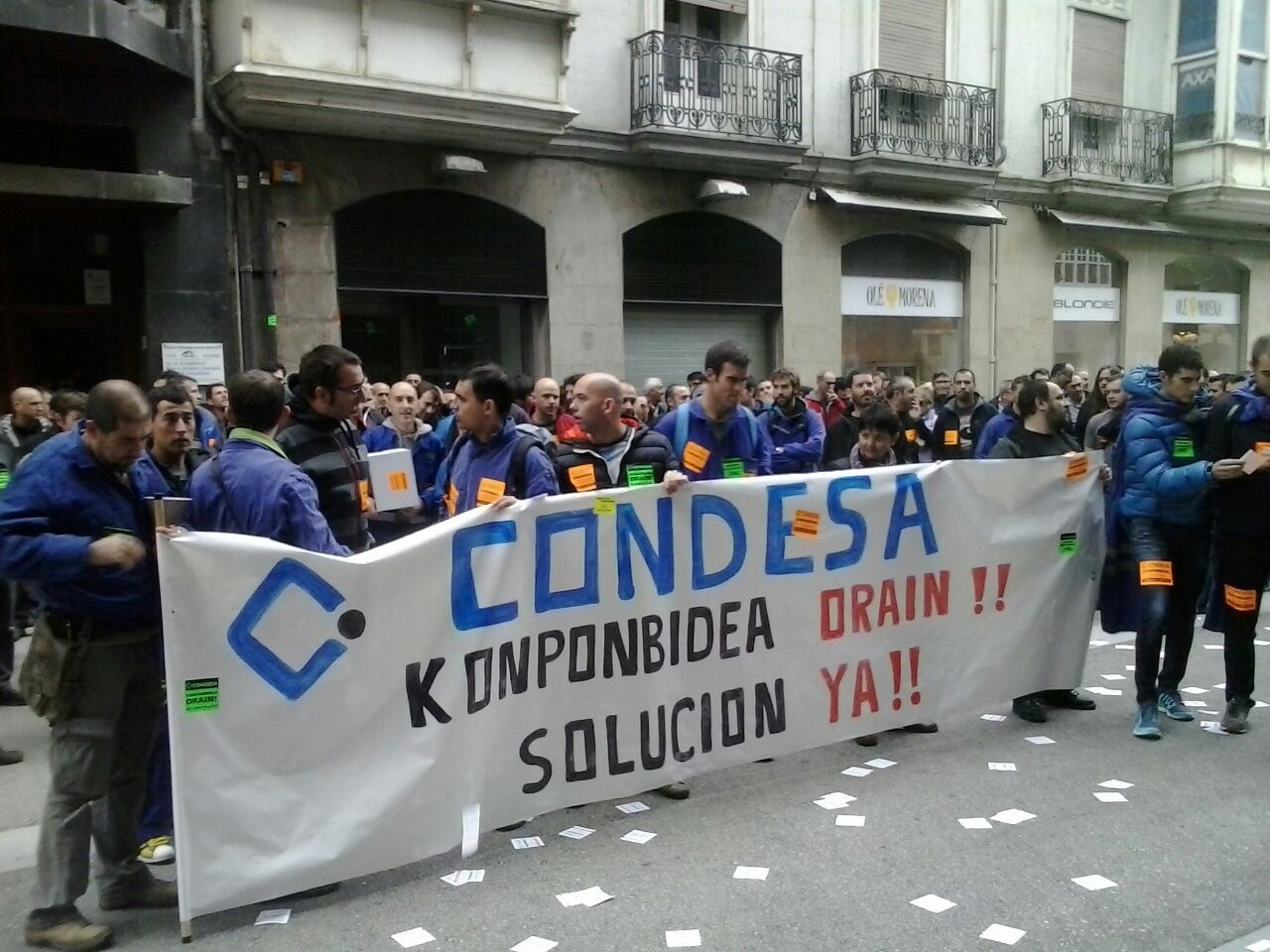 Condesa Taldeko langileek Jaurlaritzaren ixiltasuna salatu dute