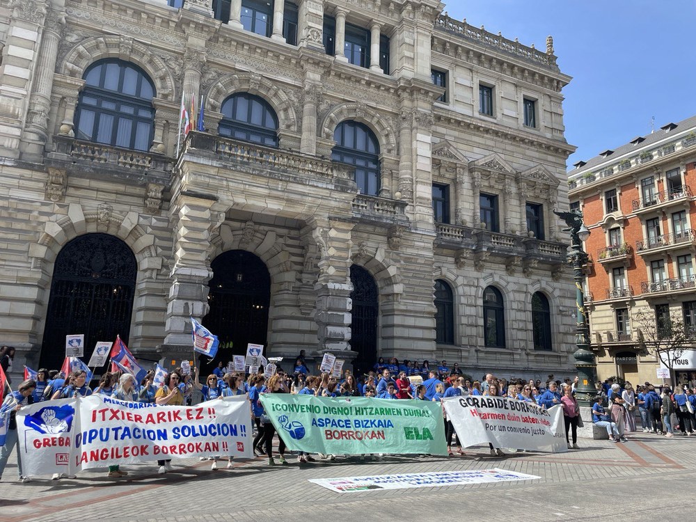 Bi eguneko greba ASPACE, Gorabide, Gaude eta Madres Mercedariasen