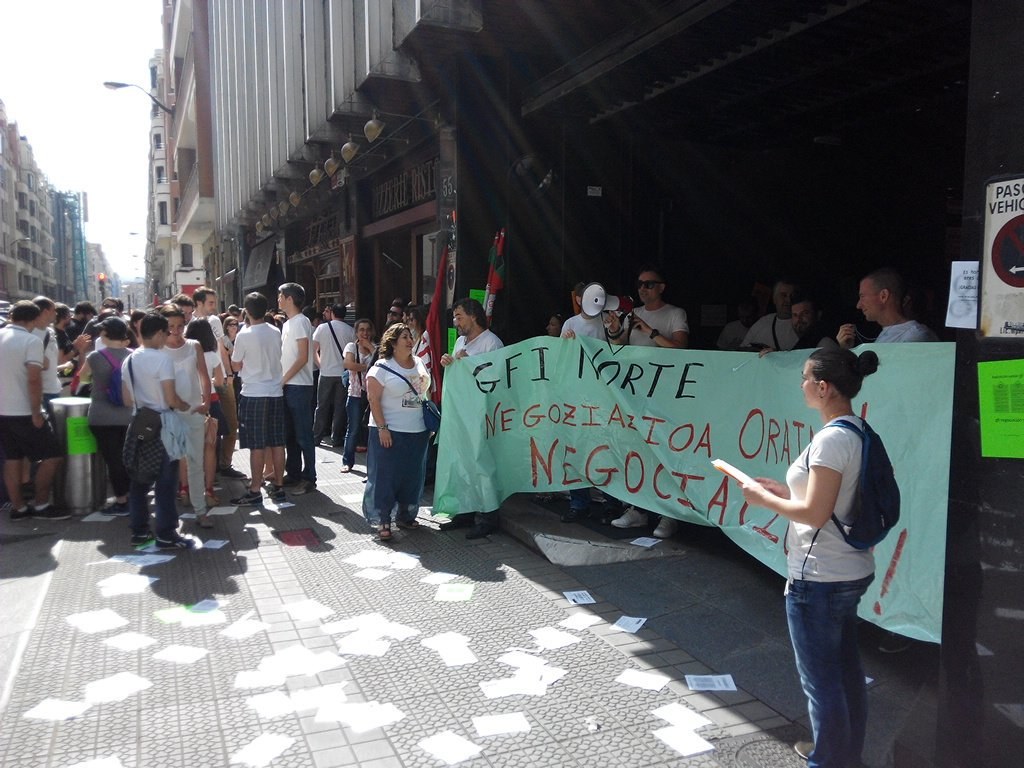 GFI-NORTEko langileek lanuztea dute