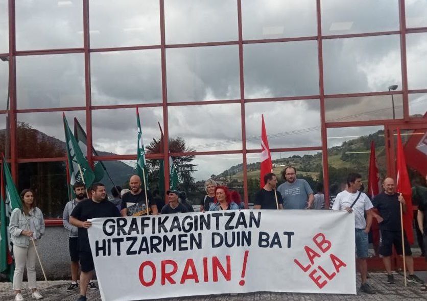 Gipuzkoako Arte Grafikoetako langileak grebara joango dira lau egunetan