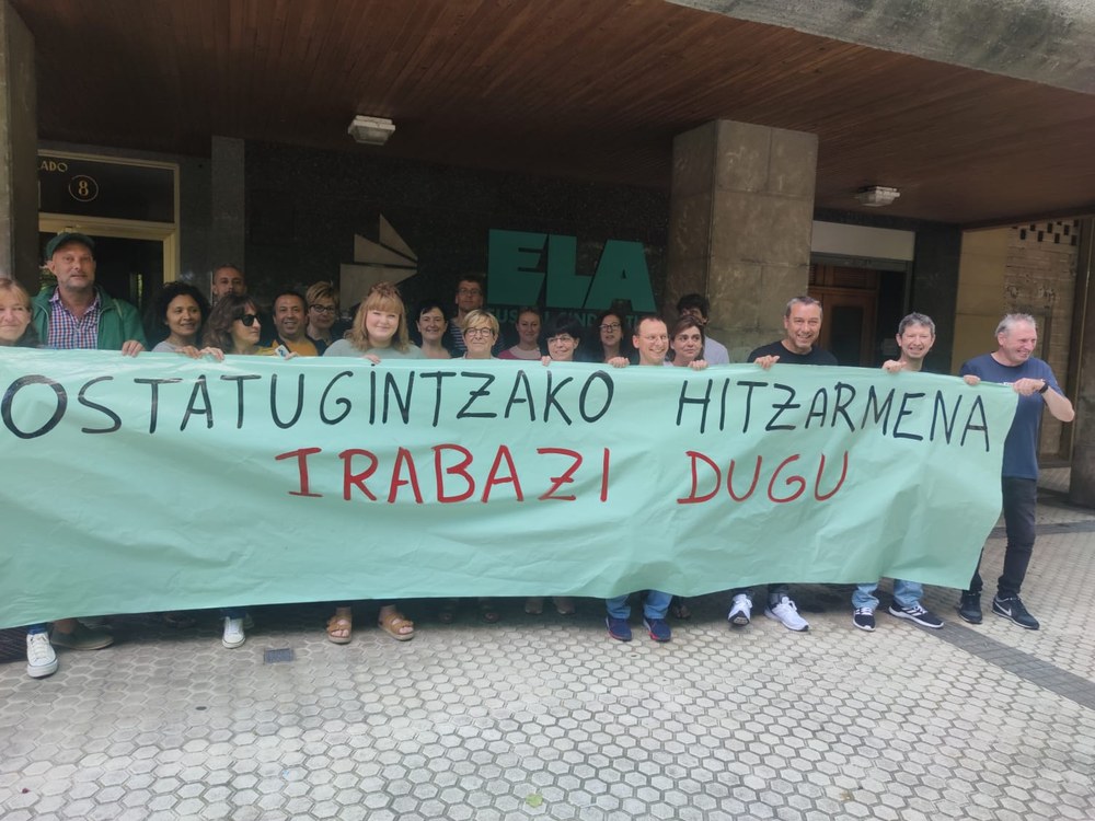 Gipuzkoako ostatugintzan soldatak KPIaren arabera eguneratu, lanaldia murriztu eta ratioak hobetuko dituen akordioa lortu du ELAk