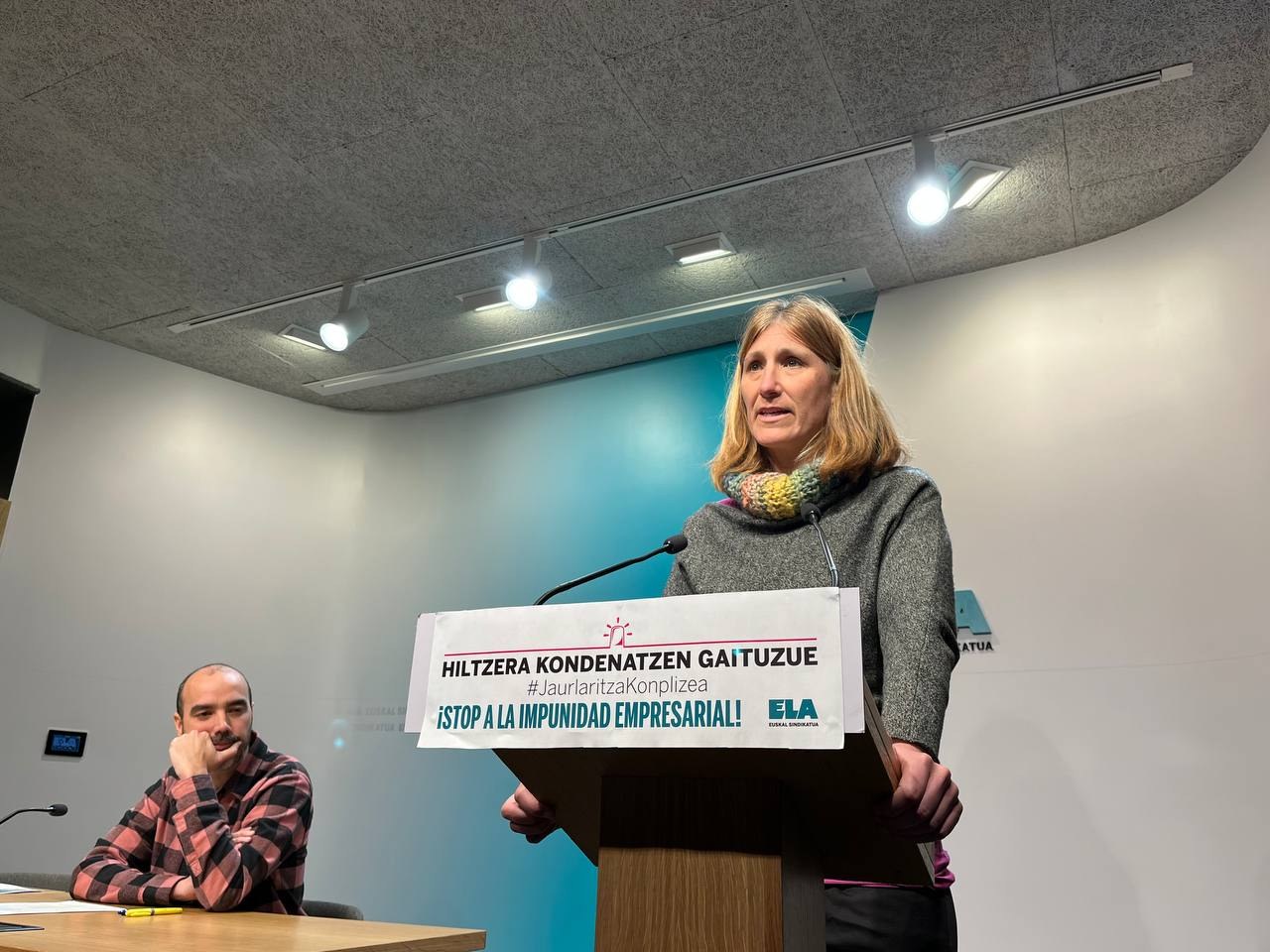 Gobernuen eta enpresarien konplizitatea salatzeko bide berria urratuko du ELAk Gobernuen eta enpresarien konplizitatea salatzeko bide berria urratuko du ELAk