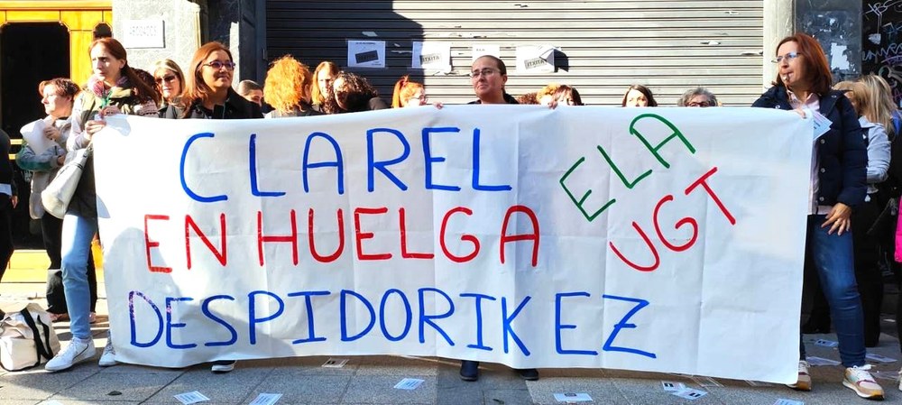 Greba Bizkaiko Clarel dendetan