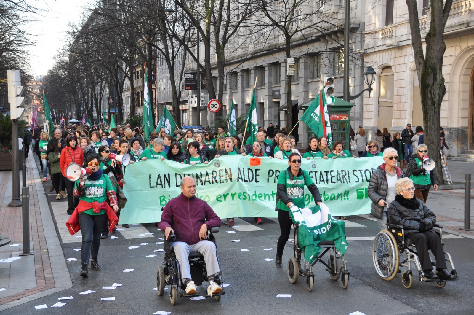 Greba deialdi berria Bizkaiko erresidentzietan