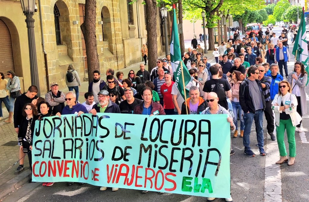 Greba deialdiari esker patronalaren blokeoa hautsi eta %21eko soldata igoera lortu dute