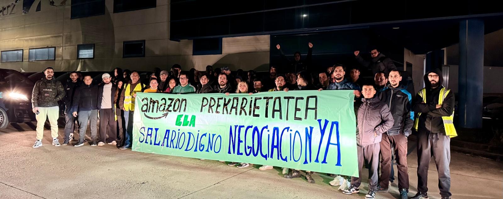 Greba deitu dute Gabonen aurreko egunetan paketeak banatzen dituen azpikontratan