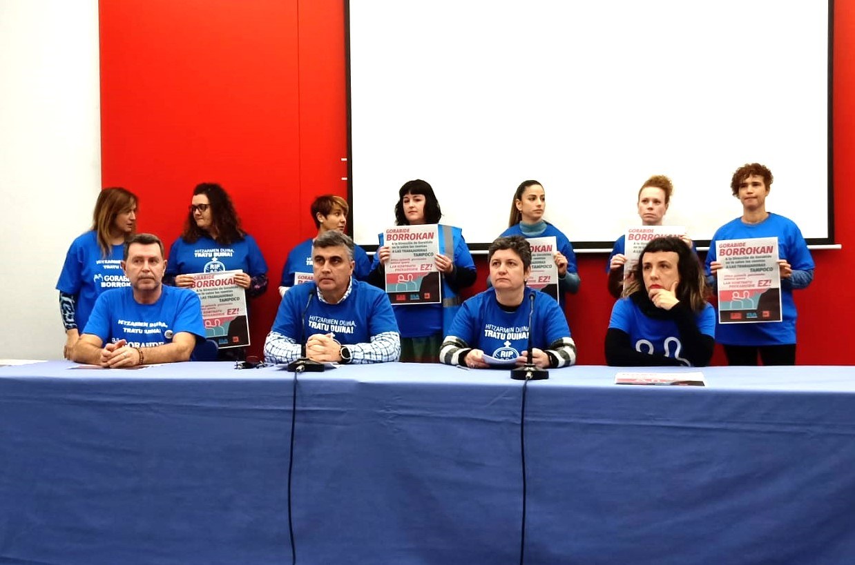 Greba egingo du Gorabideko plantillak otsailaren 8an, enpresak Hitzarmenaren negoziazioa blokeatzeari utz diezaion