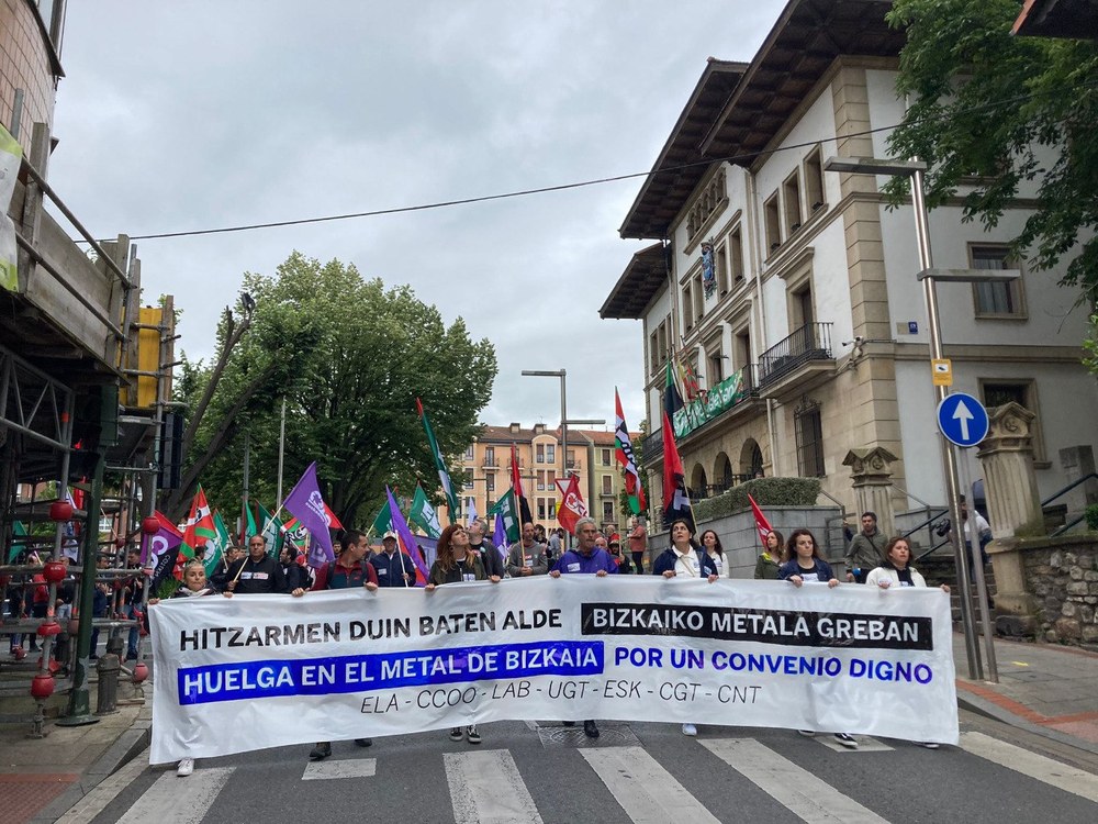 Greba egun arrakastatsuak Arabako eta Bizkaiko metalgintzan