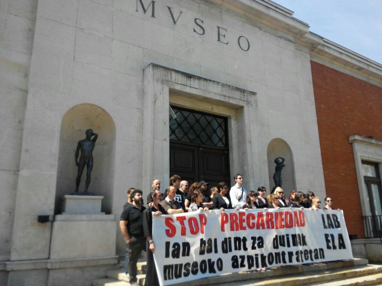 Greba mugagabea Bilboko Arte Ederren Museoan