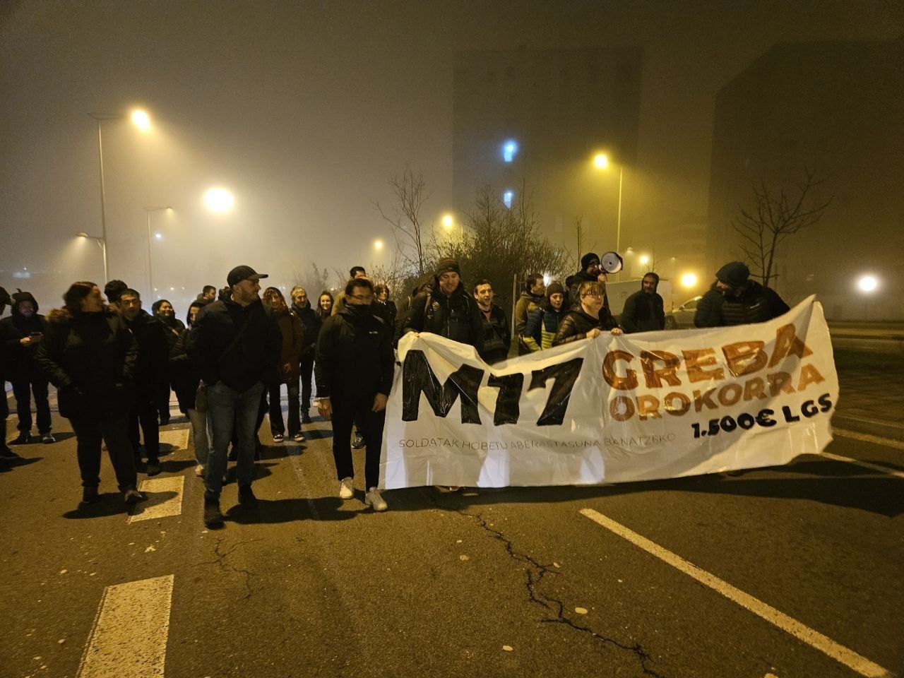 Greba Orokorra jarraipen zabala izaten ari da lehen orduetan