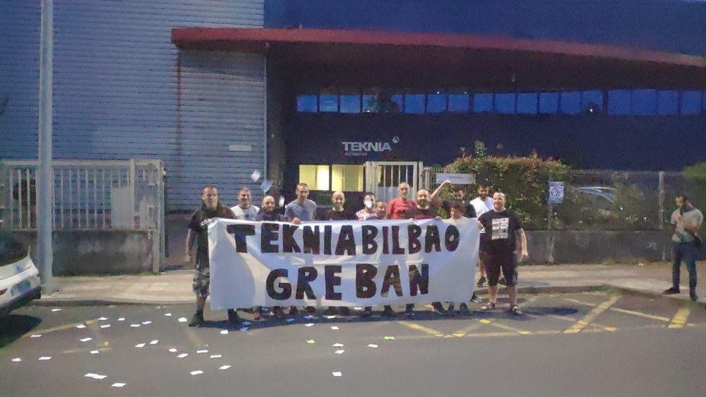 Grebaren jarraipen erabatekoa izan da Teknia Bilbao XXI enpresan (Abanto-Zierbena)