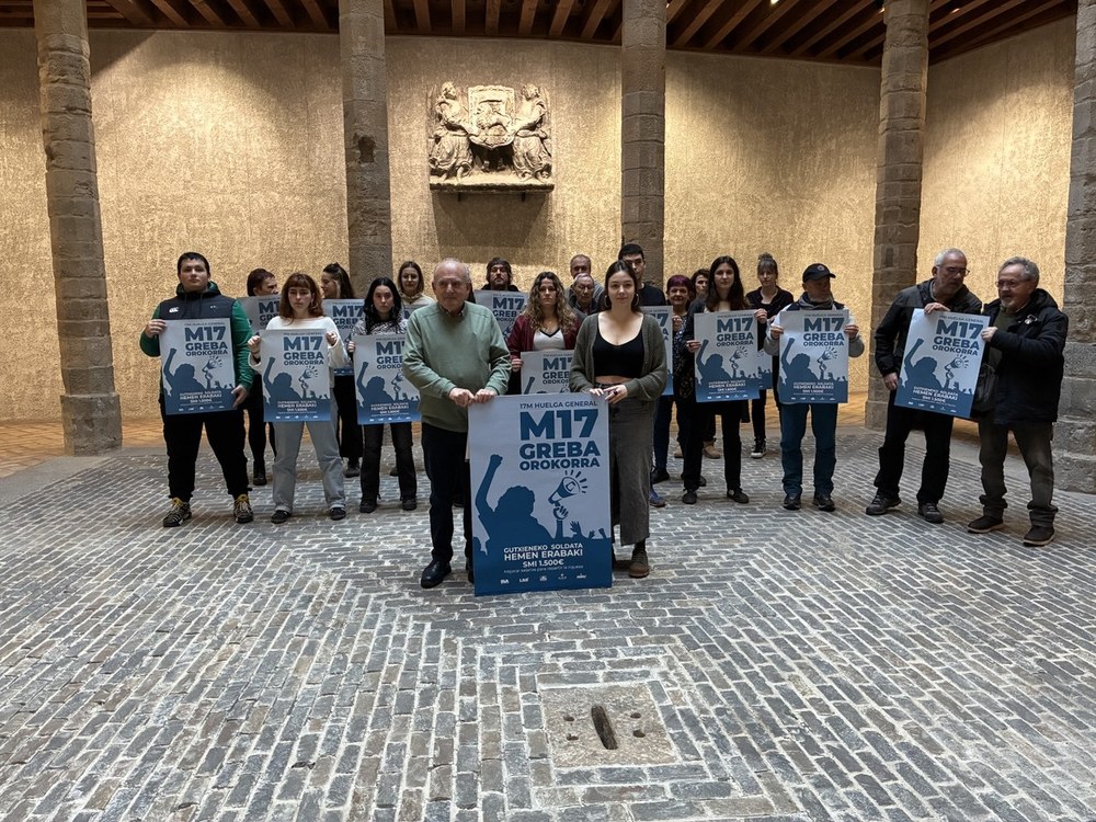 Hamaika eragile eta mugimendu sozialek bat egin dute M17arekin