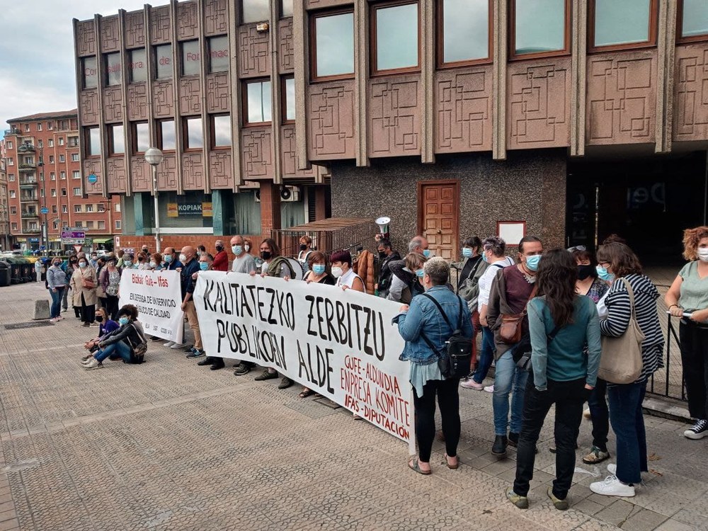 GUFEko langileen kontzentrazioa zerbitzuaren kalitatearen defentsan