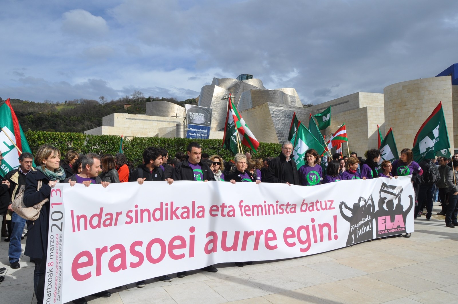 Indar sindikal eta feministen arteko elkarlana aldarrikatu du ELAk