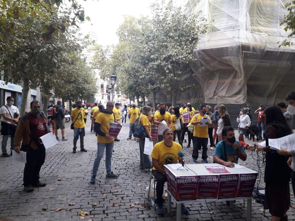 Irailaren 26an, larunbatean, manifestazioa Gasteizen, enpleguaren eta sektore aeronautikoaren etorkizunaren alde