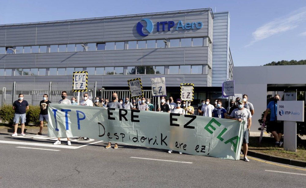 ITP-Aeron enpleguari eta lan-baldintzei eusteko bermeak eskatu ditu ELAk