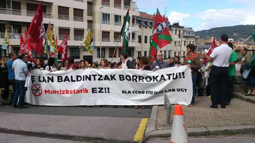 Itunpeko irakaskuntza alorreko langileen mobilizazioak