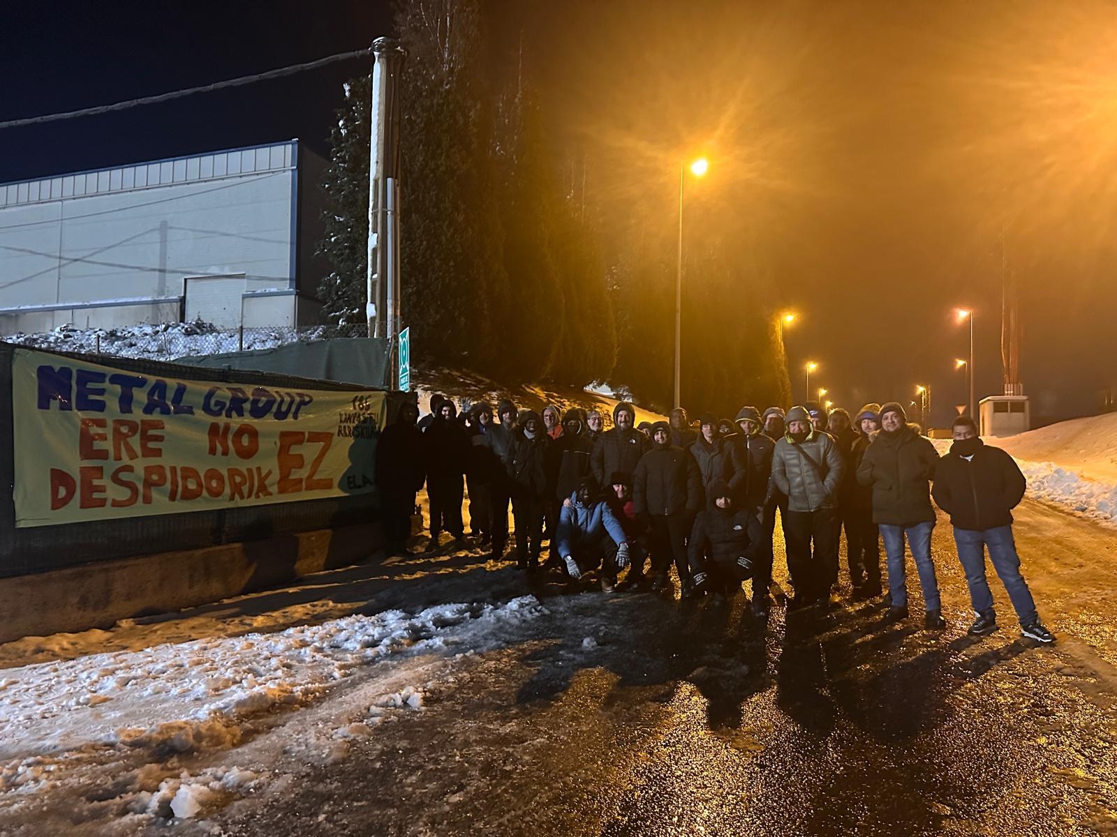 Jarraipen zabala greba mugagabearen lehen egunean