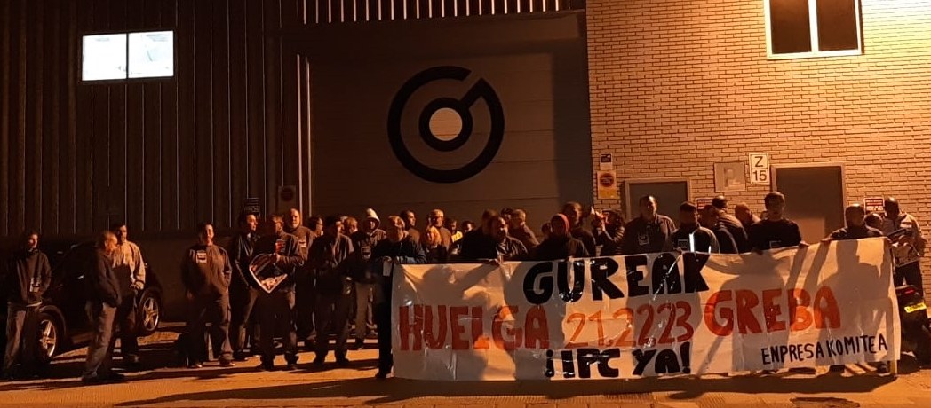 Jarraipen zabala Gureak Navarraren lehen greba egunean