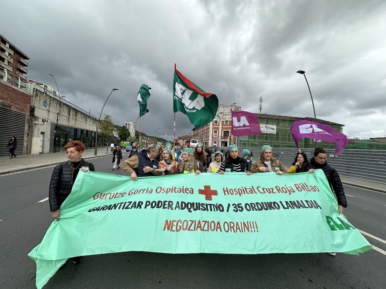 Jarraipen zabala izan du aste honetako hirugarren eta azken greba egunak