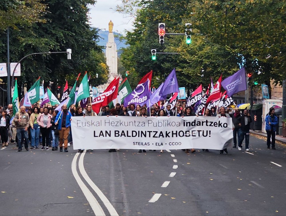 Jarraipena zabala izaten ari da, %55etik gorakoa kolektibo guztietan