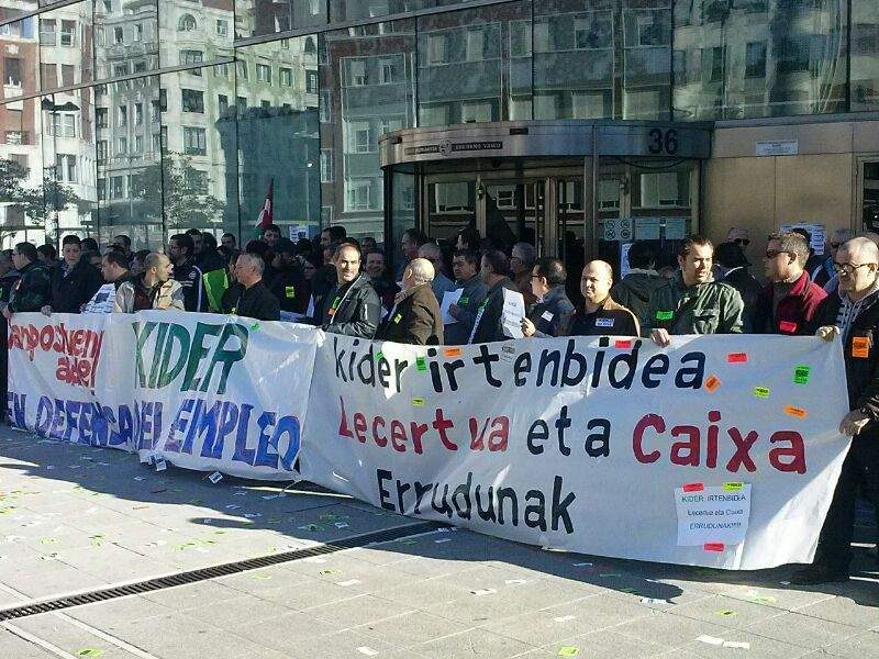 Kider-eko langileen elkarretaratzea