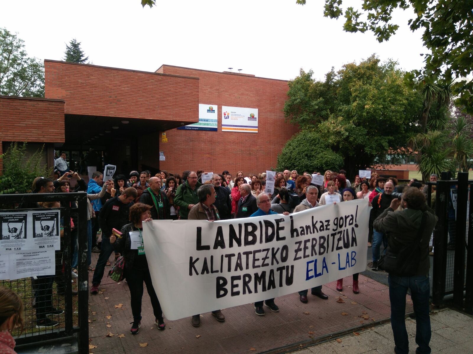 Lanbideko langileen greba