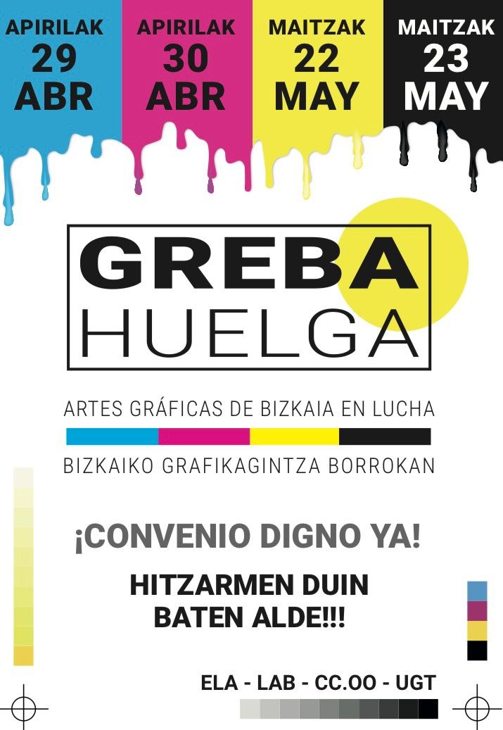 Lau greba egun deitu dituzte hitzarmenaren negoziazioan aurrera egiteko Lau greba egun deitu dituzte hitzarmenaren negoziazioan aurrera egiteko