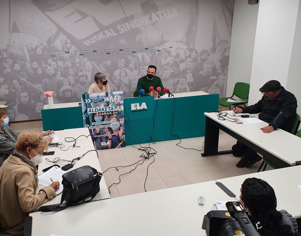 M1 | Lakuntza: “Aldaketa garaia da, baina horretarako presioa egiten jarraitu behar dugu: bai kalean, bai lantokietan” M1 | Lakuntza: “Aldaketa garaia da, baina horretarako presioa egiten jarraitu behar dugu: bai kalean, bai lantokietan”