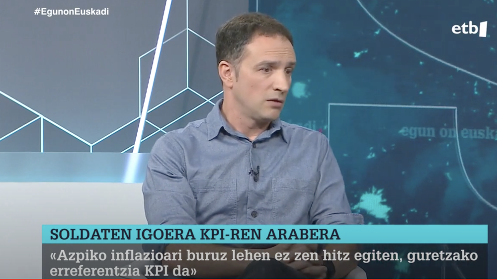 Mitxel Lakuntza (Egun On Euskadi): "Jaurlaritzak ez du borondaterik bere 45.000 behin-behinekoak kontsolidatzeko"
