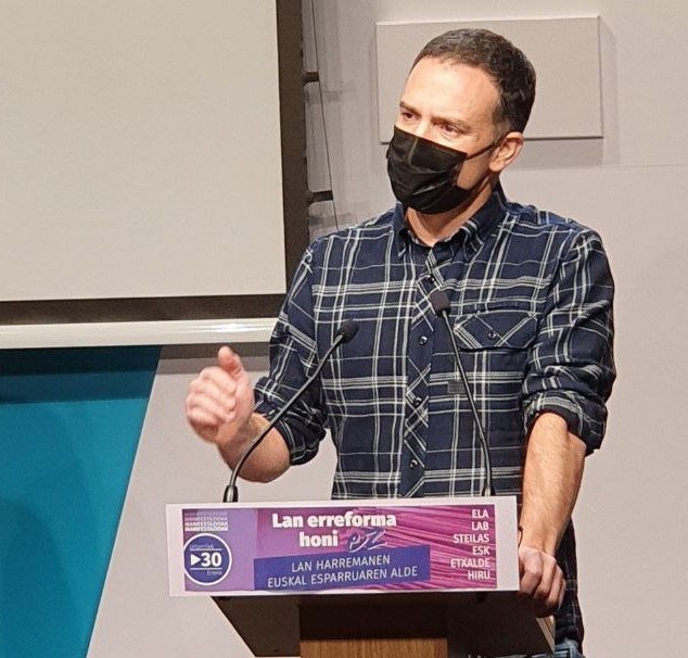 Mitxel Lakuntza: “Patronalak eskatzen duena betetzen du lan erreformak”