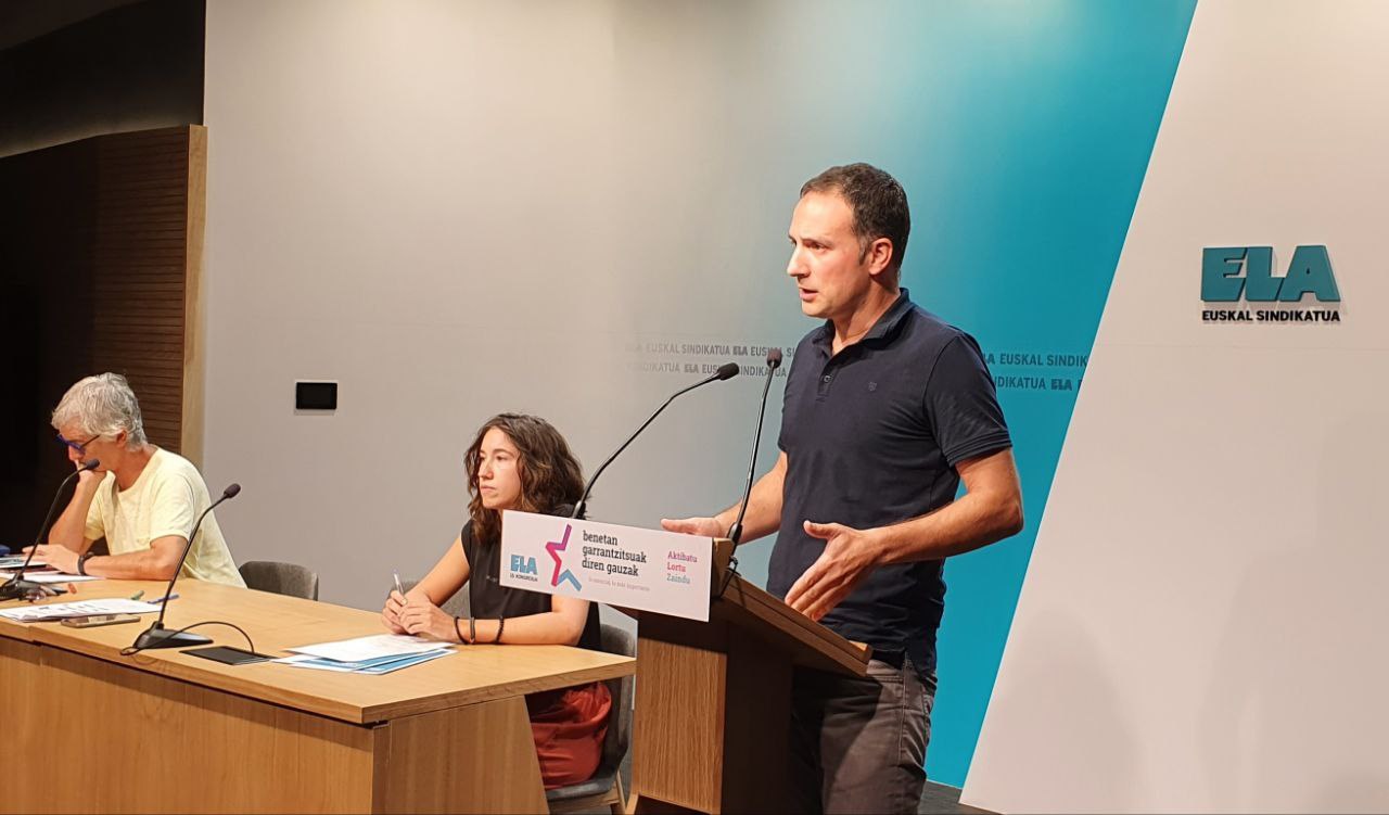 Mitxel Lakuntza: “Urkulluren errenten itunak enpresen mozkinak babestu nahi ditu, soldaten erosahalmenaren txikiagotzearen truke”