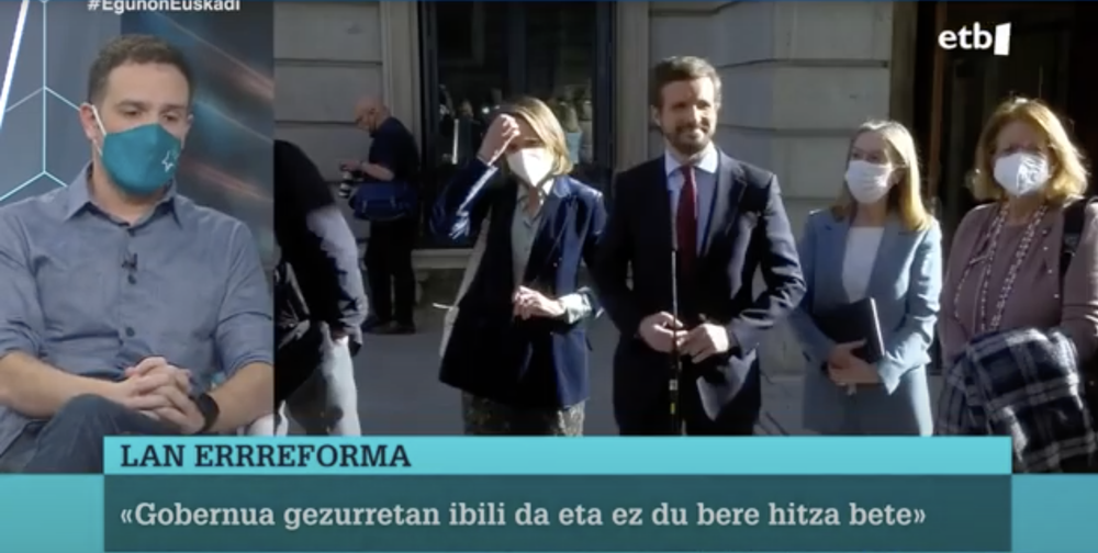 Mitxel Lakuntza: "Ezezkoa bozkatzea da aukerarik eraginkorrena lan erreforma indargabetzeko"