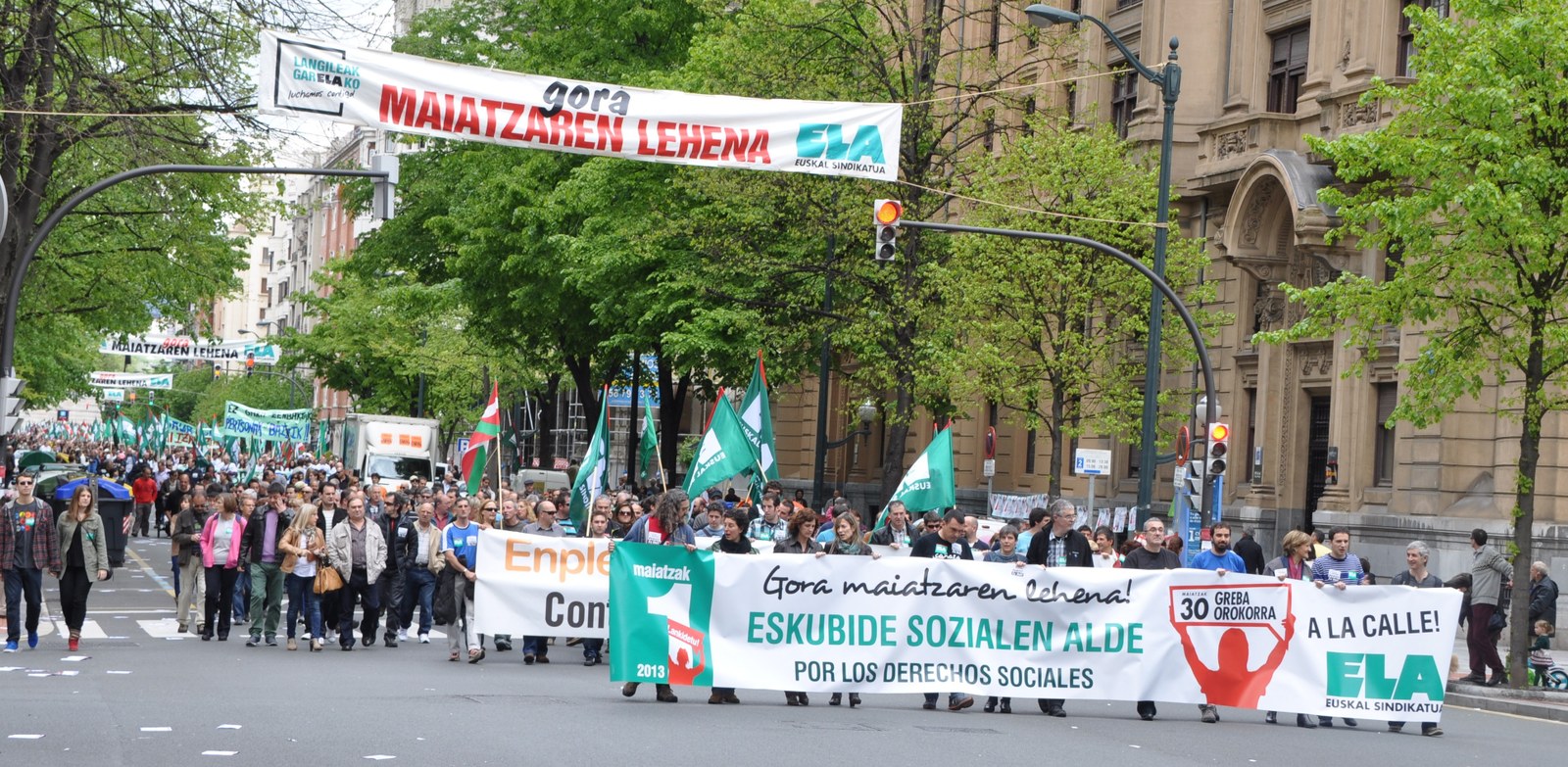 Muñoz: "Gure itxaropen bakarra mobilizazioa da, galtzaileen esperantza baita"