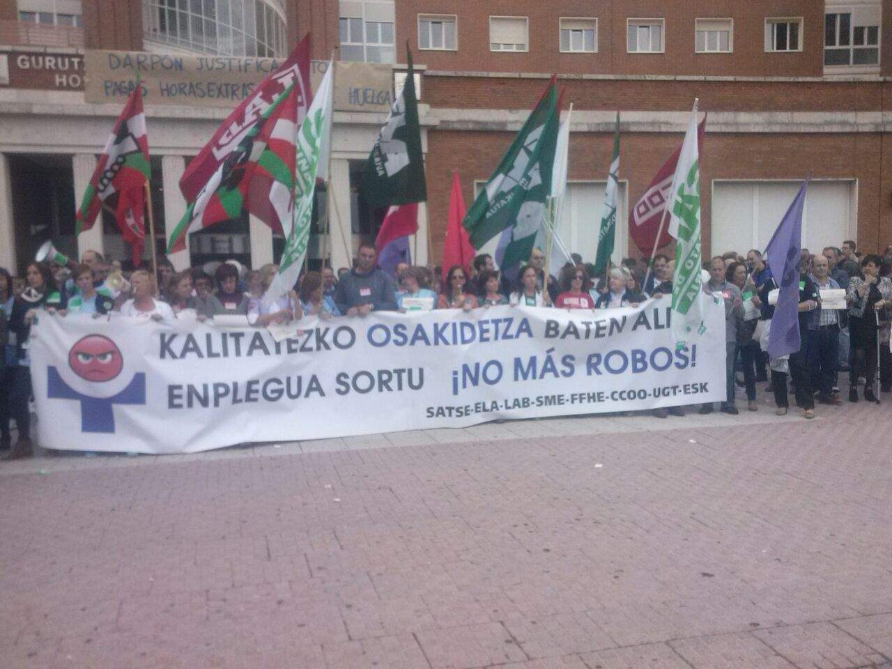 Osakidetza ko lanuzteak jarraipen zabala izan du