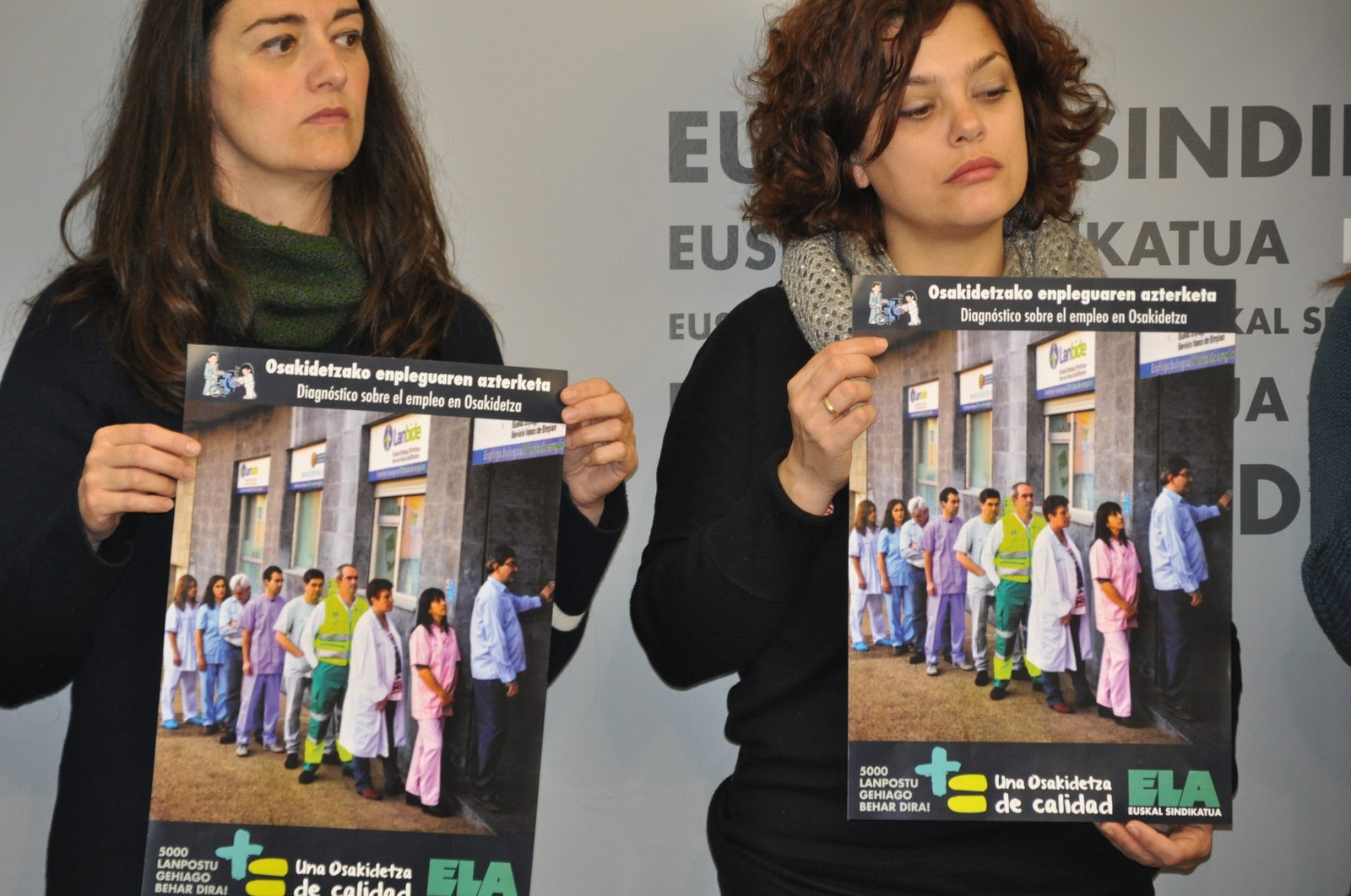 Osakidetzaren enplegu politikak osasun zerbitzu publikoa kolapsora darama