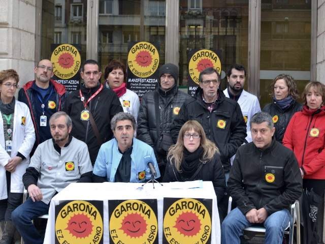 Osasunaren arloko langileak Garoña behin betiko ixtearen alde