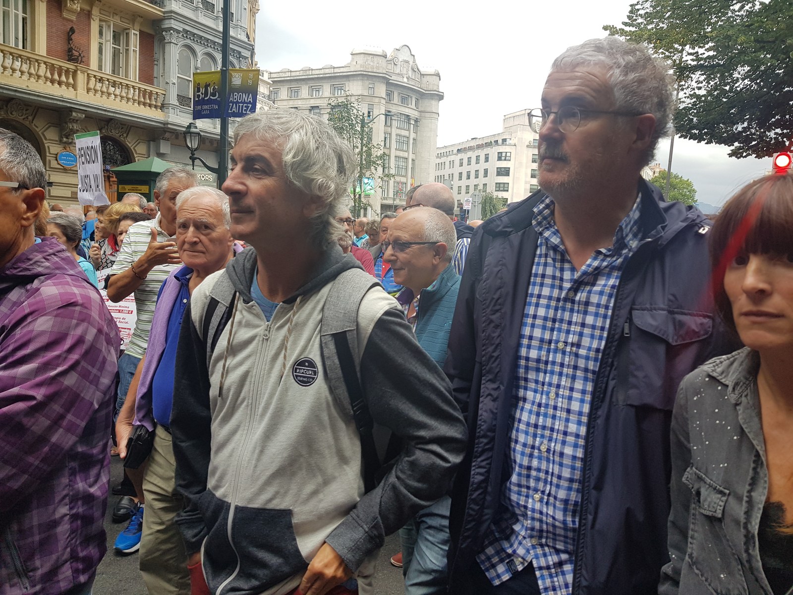 Pentsiodunen manifestazioak Hego Euskal Herrian