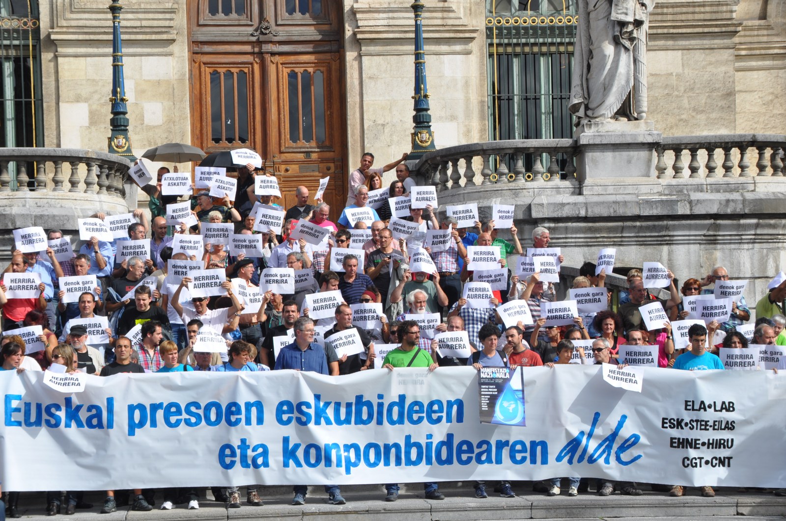 Presoen eskubideen aldeko elkarretaratzeak