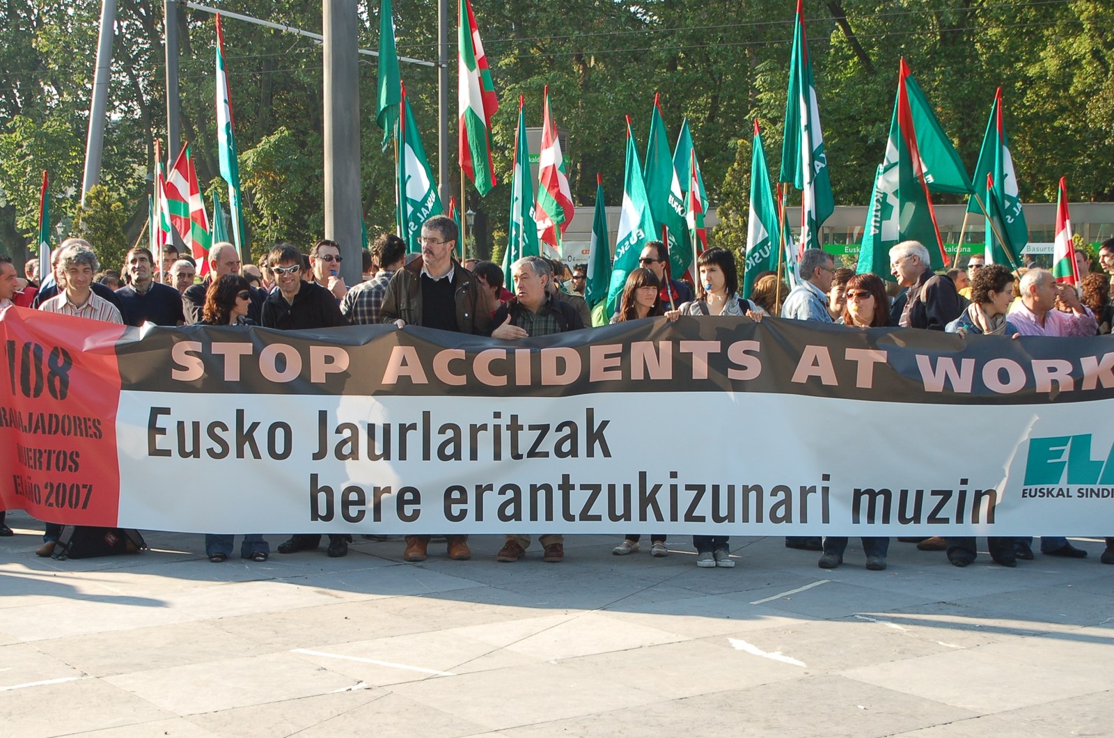 Propagandarekin ez da lan istripuen kopurua murriztuko