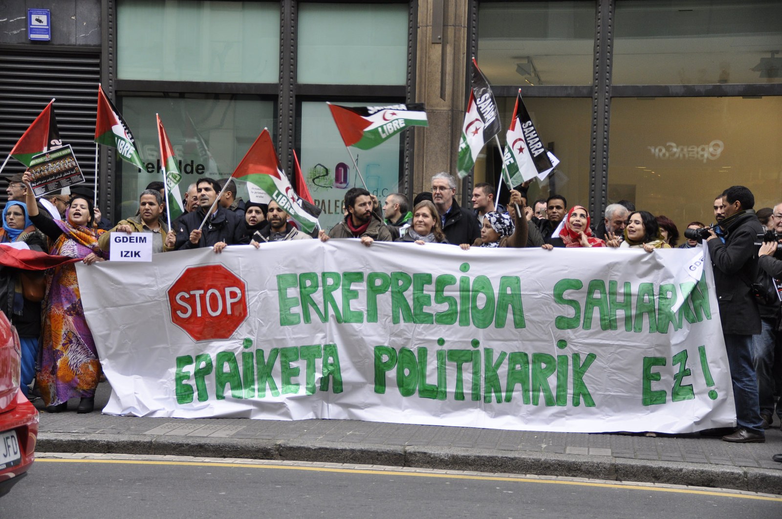 STOP errepresioa Saharan, epaiketa politikorik ez!
