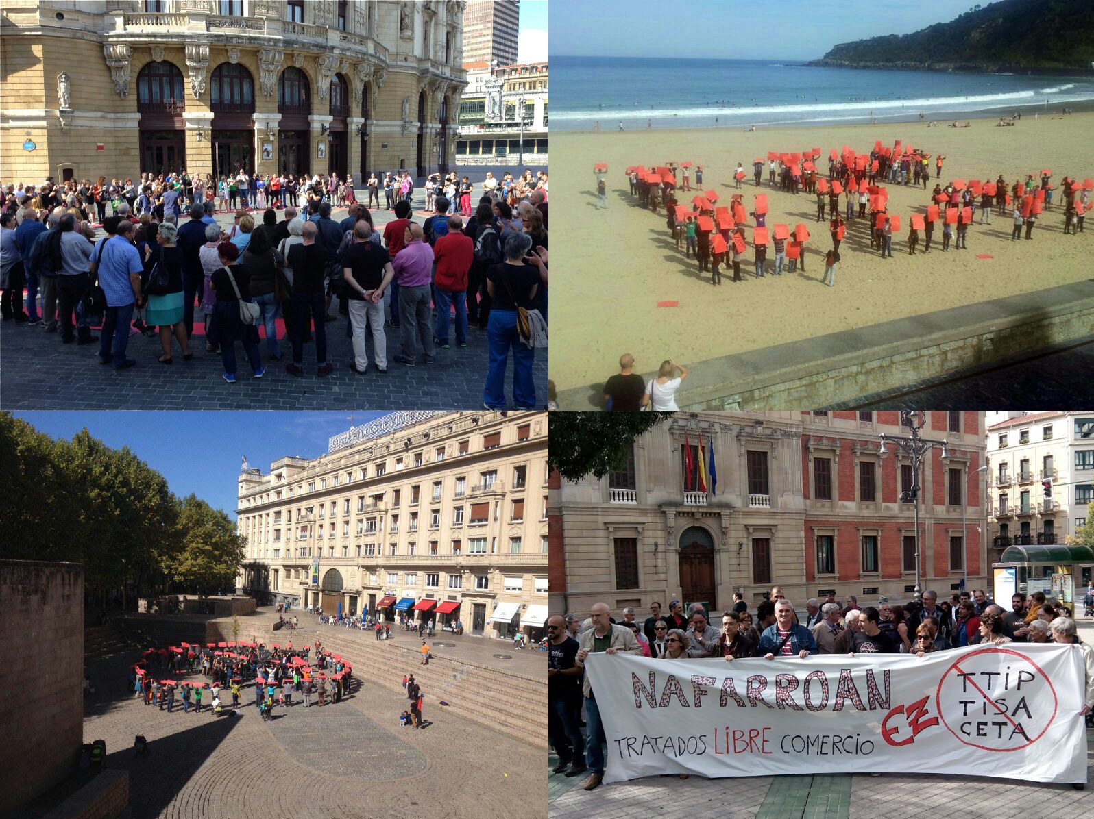 TTIP-en aurkako mobilizazioak