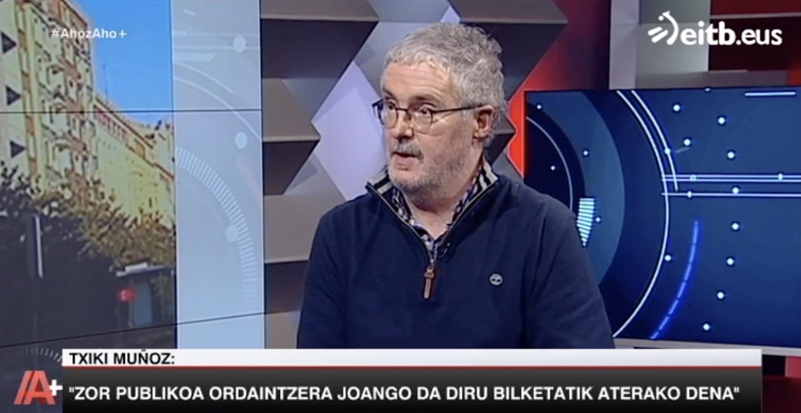 Adolfo Muñoz "Txiki": "Euskal ogasunek bildu duten diruaren zatirik handiena gastu sozialera bideratu beharko litzateke, ez zorra ordaintzera"