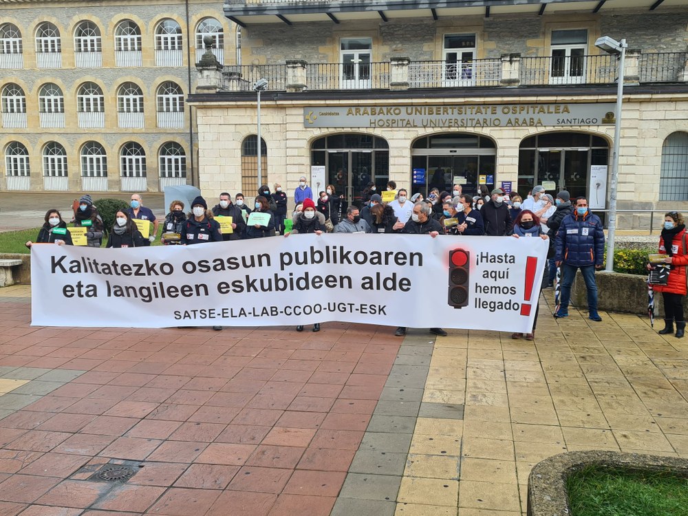 Urtarrilaren 28an, greba Osakidetzan