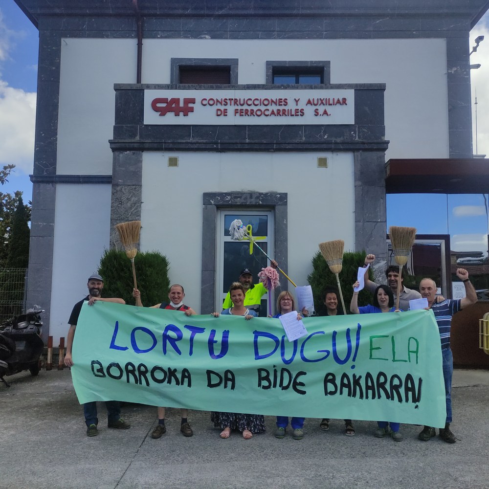 Irungo CAFeko langileek lortu dute beren jornalak Beasaingoko lankideen soldatekin parekatzea